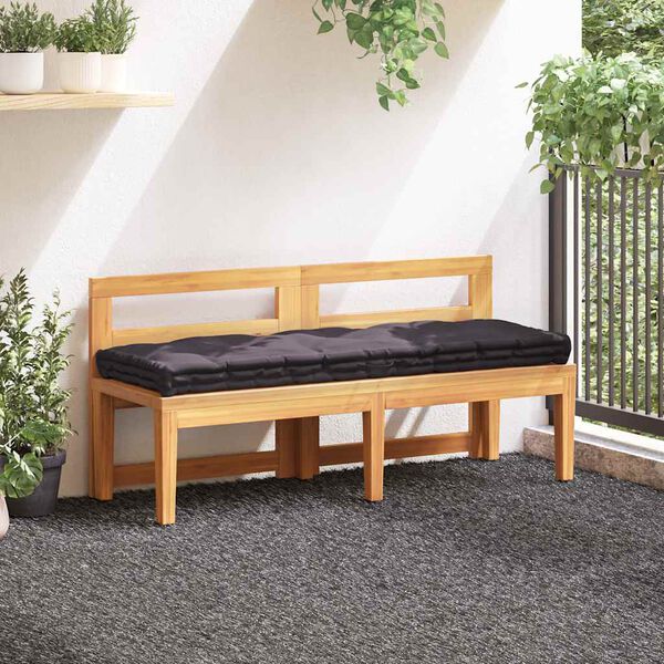 vidaXL Coussin de plancher de palette Coton 120x40x7 cm Anthracite