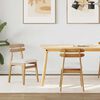 vidaXL Chaise de salle &agrave; manger 2 pcs Naturel et clair