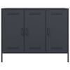 vidaXL Buffet anthracite 100,5x39x79 cm acier