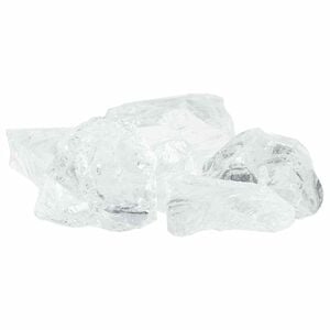 vidaXL Pierres de Jardin Blanc 12 cm Verre