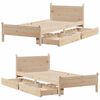 vidaXL Cadre de lit sans matelas 90x190 cm bois de pin massif