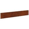 vidaXL Bordure de Pelouse 30 pcs 100 x 18 cm Acier Rouill&eacute;