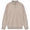 vidaXL Pull-over à fermeture éclair pour hommes beige M