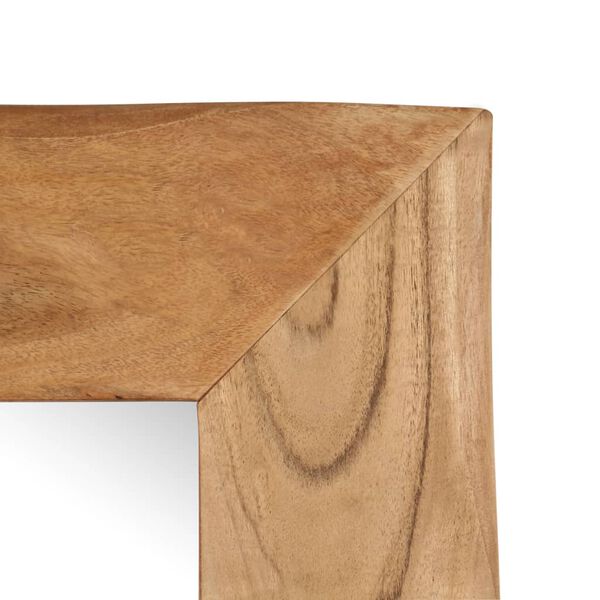 vidaXL Miroir cosm&eacute;tique 50x110 cm Bois solide d'acacia