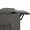 vidaXL Fauteuil Gris fonc&eacute; Tissu