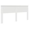 vidaXL T&ecirc;te de lit Blanc Brillant 200 cm Bois d'ing&eacute;nierie