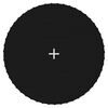 vidaXL Tapis de saut Tissu Noir pour trampoline rond de 3,05 m
