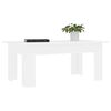 vidaXL Table basse Blanc 100x60x42 cm Bois d'ing&eacute;nierie