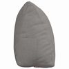 vidaXL Coussin de Dos Taupe 45 x 20 x 35 cm tissu