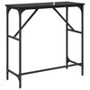 vidaXL Table console Chêne noir 75 x 32 x 75 cm Bois d'ingénierie