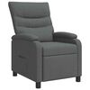vidaXL Fauteuil inclinable Gris fonc&eacute; Tissu
