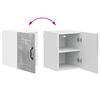 vidaXL Armoire de cuisine Lucca Gris b&eacute;ton 30 x 31 x 40 cm