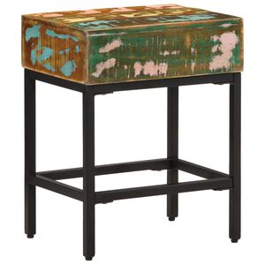 vidaXL Table d'appoint 40x30x51 cm Bois massif de r&eacute;cup&eacute;ration