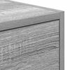 vidaXL Meuble TV sonoma gris 80x31x25,5 cm bois d'ing&eacute;nierie