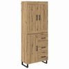 vidaXL Haut Armoire 2 pcs Ch&ecirc;ne artisanal 69,5 x 34 x 180 cm