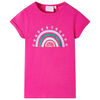 vidaXL T-shirt pour enfants rose fonc&eacute; 116