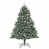 vidaXL Sapin de No&euml;l artificiel Vert 240 cm PVC, plastique et acier