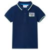 vidaXL Polo pour enfants bleu marine 116