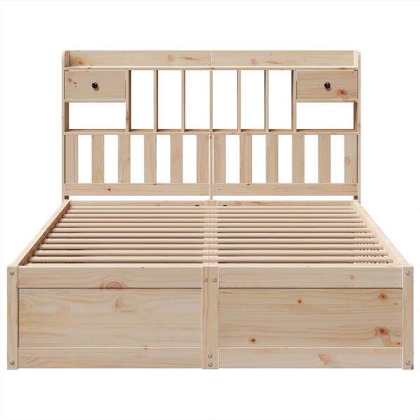 vidaXL Cadre de lit sans matelas 150x200 cm bois de pin massif