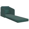 vidaXL Canap&eacute;-Lit Vert fonc&eacute; 65 x 80 x 83 cm Velours