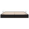 vidaXL Lit de Rangement avec matelas Noir 200 x 200 cm Faux cuir