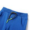Pantalon de surv&ecirc;tement pour enfants bleu 116