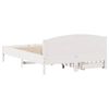 vidaXL Cadre de lit sans matelas blanc 120x200 cm bois de pin massif
