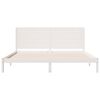 vidaXL Cadre de lit extra long sans matelas 200x210 cm bois massif