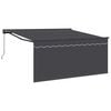 vidaXL Auvent r&eacute;tractable Anthracite 350 x 250 cm