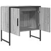 vidaXL Armoire lavabo de salle de bain sonoma gris 60x33x60 cm