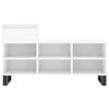 vidaXL Armoire &agrave; chaussure Blanc brillant 102x36x60 cm Bois ing&eacute;nierie