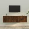 vidaXL Ensemble de meubles TV 3 pcs Chêne marron Bois d'ingénierie