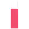 vidaXL Sacs en papier 250 pcs avec poign&eacute;es rose 18x8x22 cm