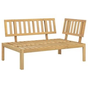 vidaXL Canap&eacute; d'angle palette de jardin bois massif d'acacia