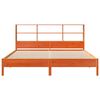 vidaXL Lit bibliothèque sans matelas cire marron 180x200 cm pin massif