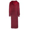 vidaXL Robe KINN Rouge XXL Coton