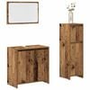 vidaXL Ensemble de meubles salle de bain 3 pcs bois d'ingénierie
