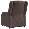 vidaXL Fauteuil inclinable marron similicuir