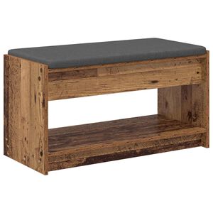 vidaXL Banc d'entr&eacute;e Bois ancien 83 x 38 x 45 cm