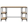 vidaXL Bureau Ch&ecirc;ne artisanal 140 x 50 x 75 cm Bois d'ing&eacute;nierie