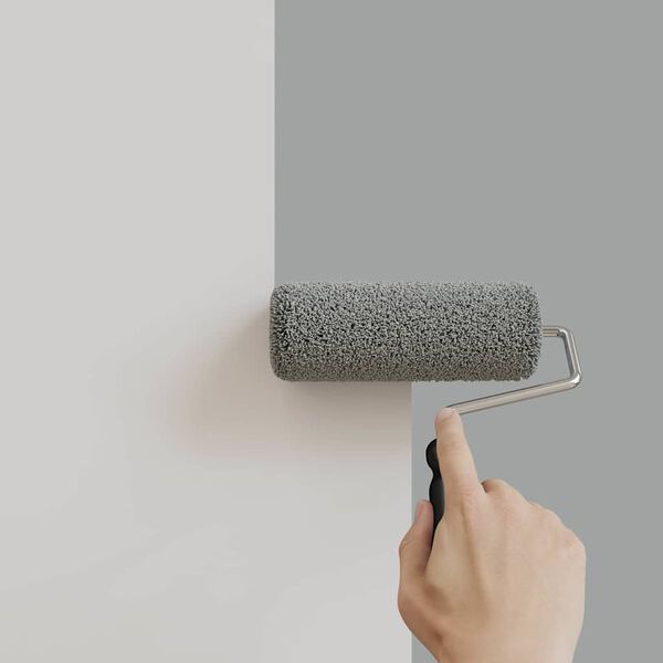 vidaXL Peinture murale Gris 16,5 x 16,5 x 15,9 cm Impression murale