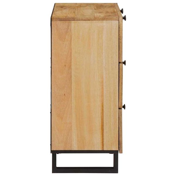 vidaXL Buffet Marron 60 x 33 x 75 cm Bois de mangue massif