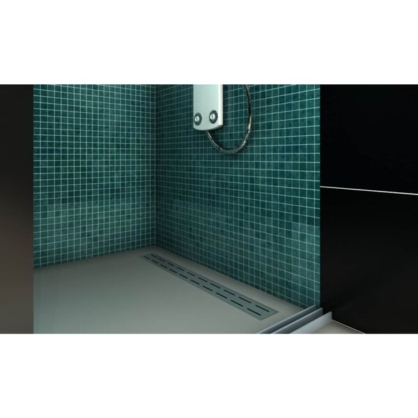 vidaXL Drains Blanc 88 x 8.8 x 8.5 cm M&eacute;tал