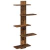 vidaXL &Eacute;tag&egrave;re Murale Flottante Bois ancien 48,5 x 15 x 101 cm