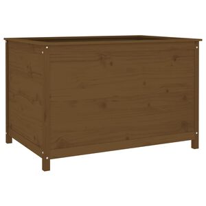 vidaXL Lit sur&eacute;lev&eacute; de jardin brun miel 119,5x82,5x78 cm pin massif