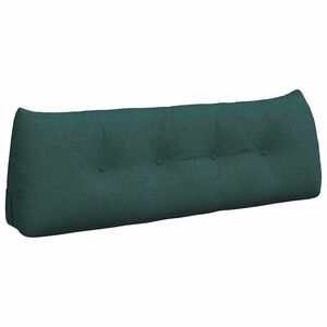 vidaXL Coussin de Dos Vert fonc&eacute; 140 x 24 x 50 cm tissu