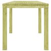 vidaXL Table &agrave; d&icirc;ner de jardin 170x75,5x77 cm Pin&egrave;de impr&eacute;gn&eacute;e