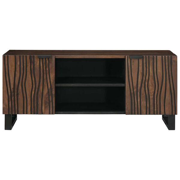 vidaXL Unites TV Noyer 105 x 33 x 46 cm Bois d'ing&eacute;nierie