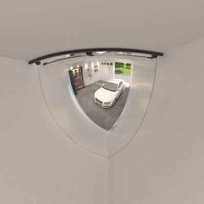 vidaXL Miroirs de circulation en quart de dôme 2 pcs Ø80 cm Acrylique