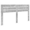 vidaXL T&ecirc;te de lit Gris b&eacute;ton 200 cm Bois d'ing&eacute;nierie